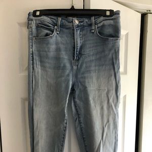 Abercrombie high rise skinny jeans